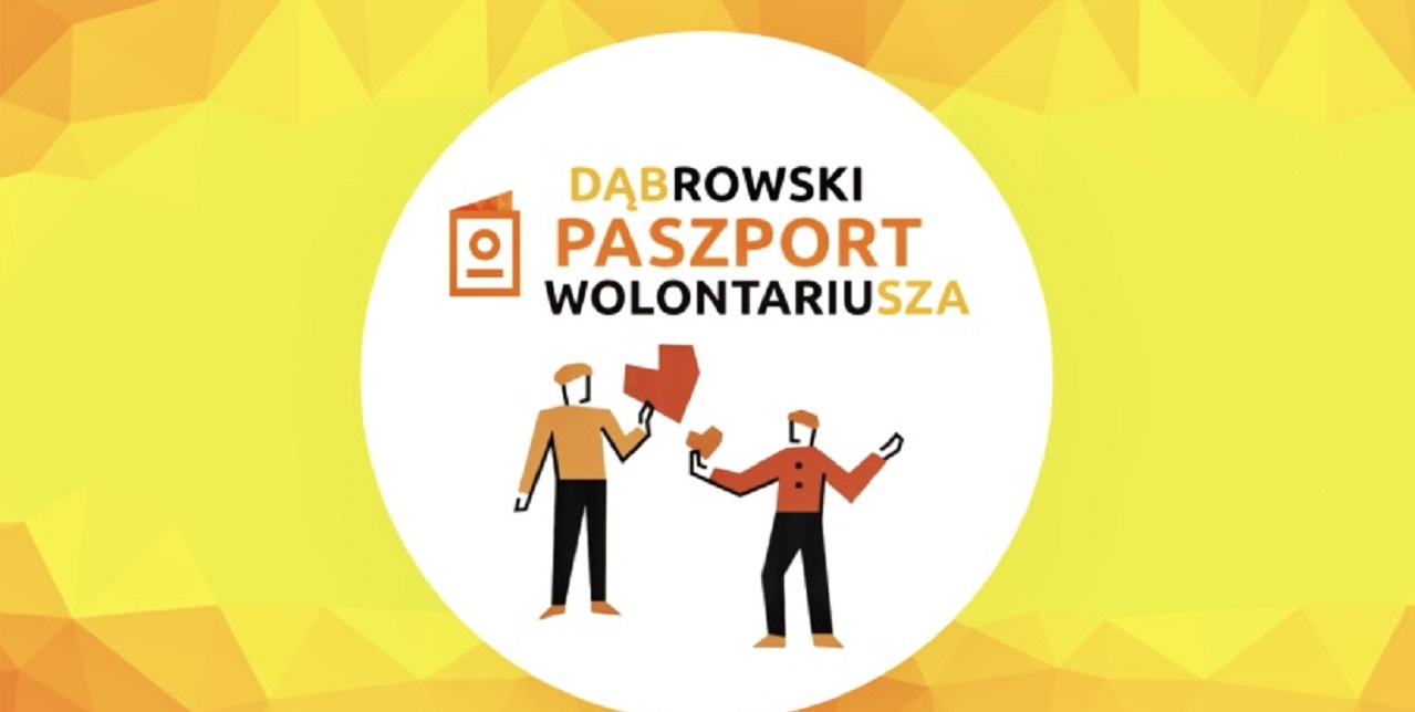 paszport wolontariusza grafika