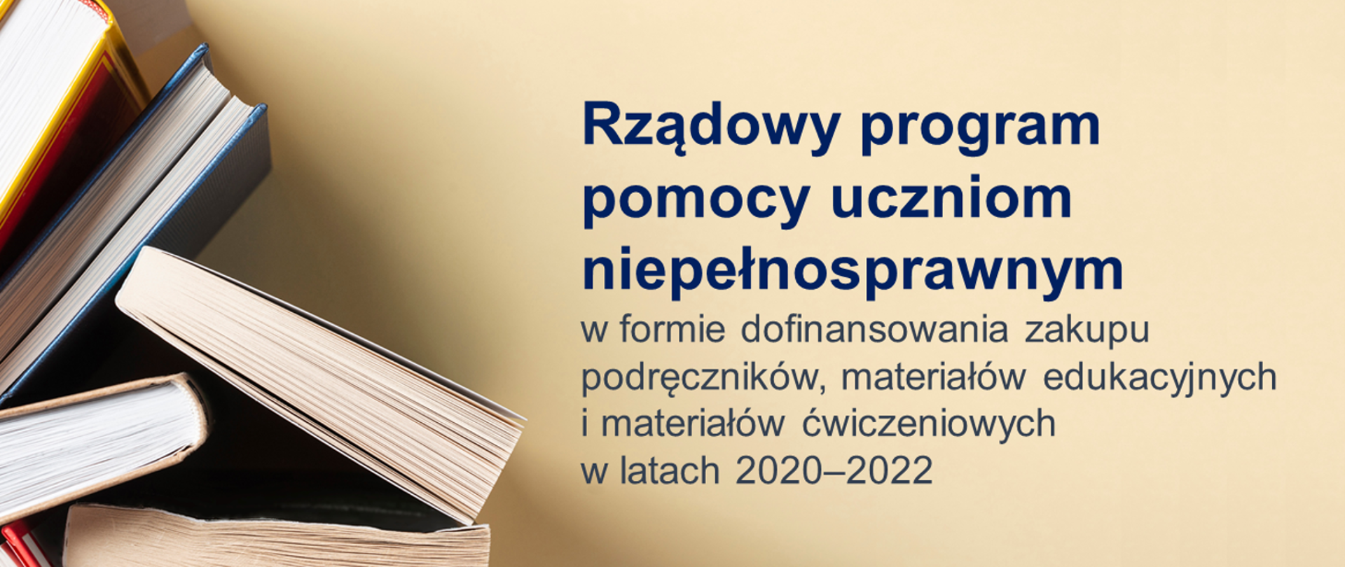 logo programu rządowego na dofinansowanie podręczników